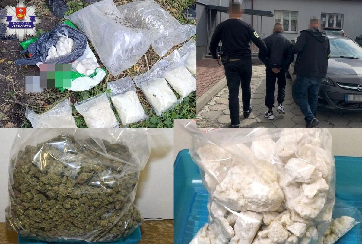 12 kg narkotyków zakopanych w ziemi. Mężczyzna tymczasowo aresztowany