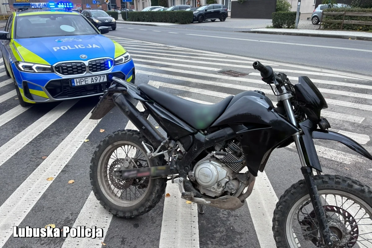 Motocyklista bez uprawnień zatrzymany za włamania do altanek działkowych