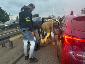 Skradziona Toyota z Niemiec i 5 listów gończych. Efektowne zatrzymanie grupy "Kobra" — zdjęcie 13