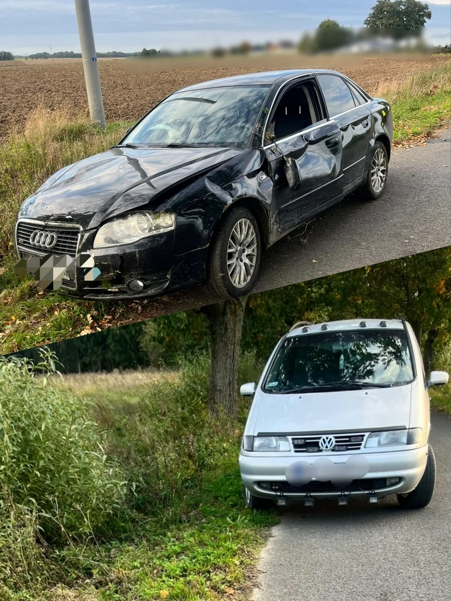 Rozbił auto i uciekł. Wrócił po nie pijany, bez prawa jazdy i jako poszukiwany