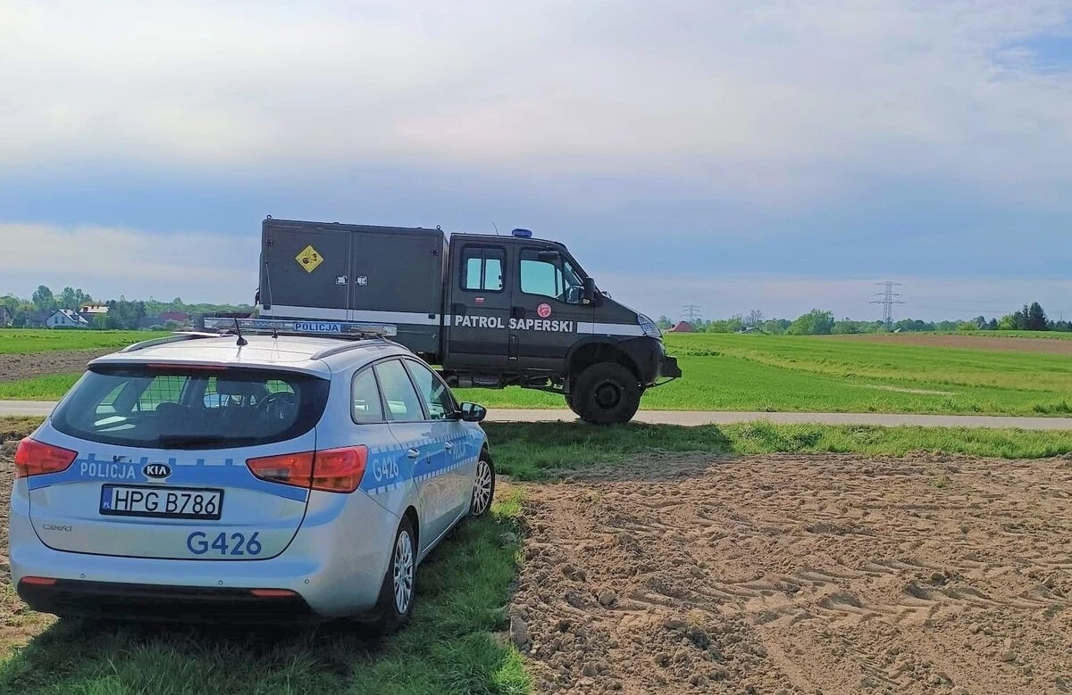 Grzybiarz znalazł pocisk z II wojny. Policja czuwała przez dobę