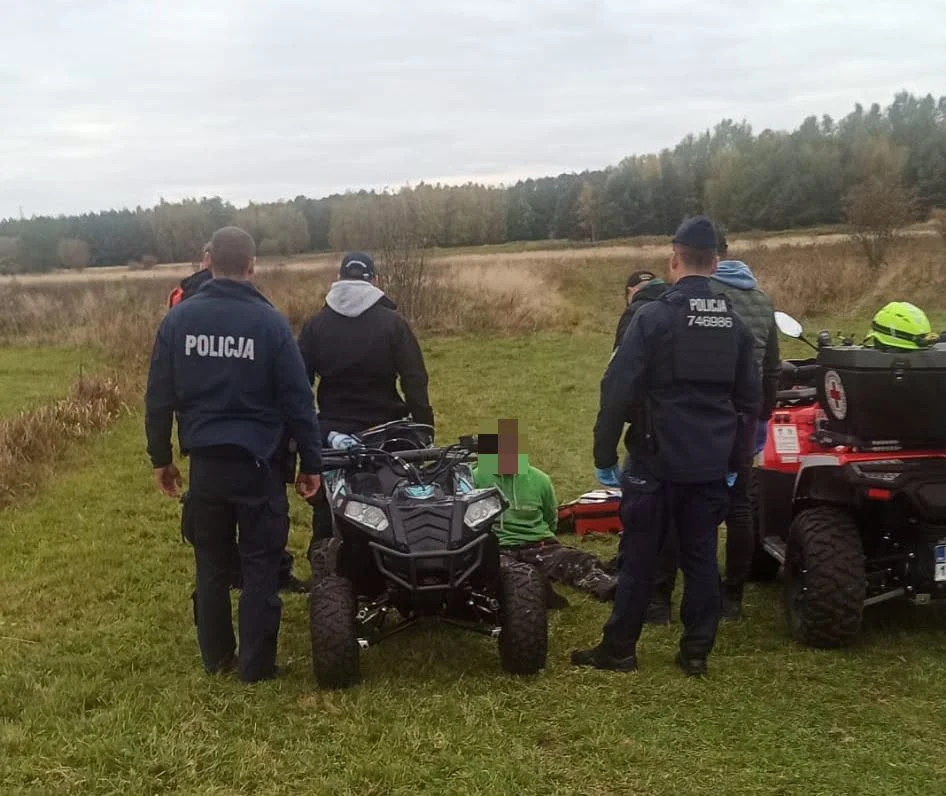 Zaginiony 33-latek odnaleziony. W akcji śmigłowiec, drony i psy