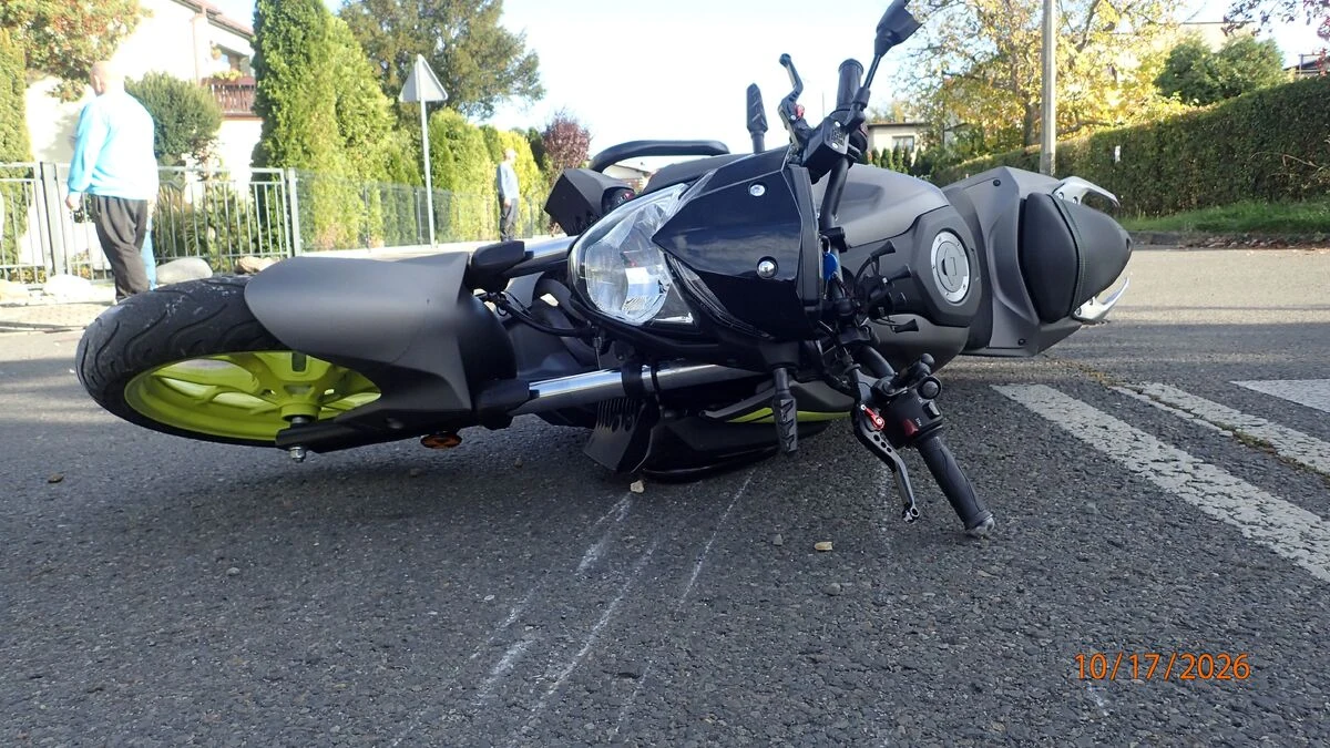 Śmiertelny wypadek w Rybniku. Zginęła pasażerka motocykla