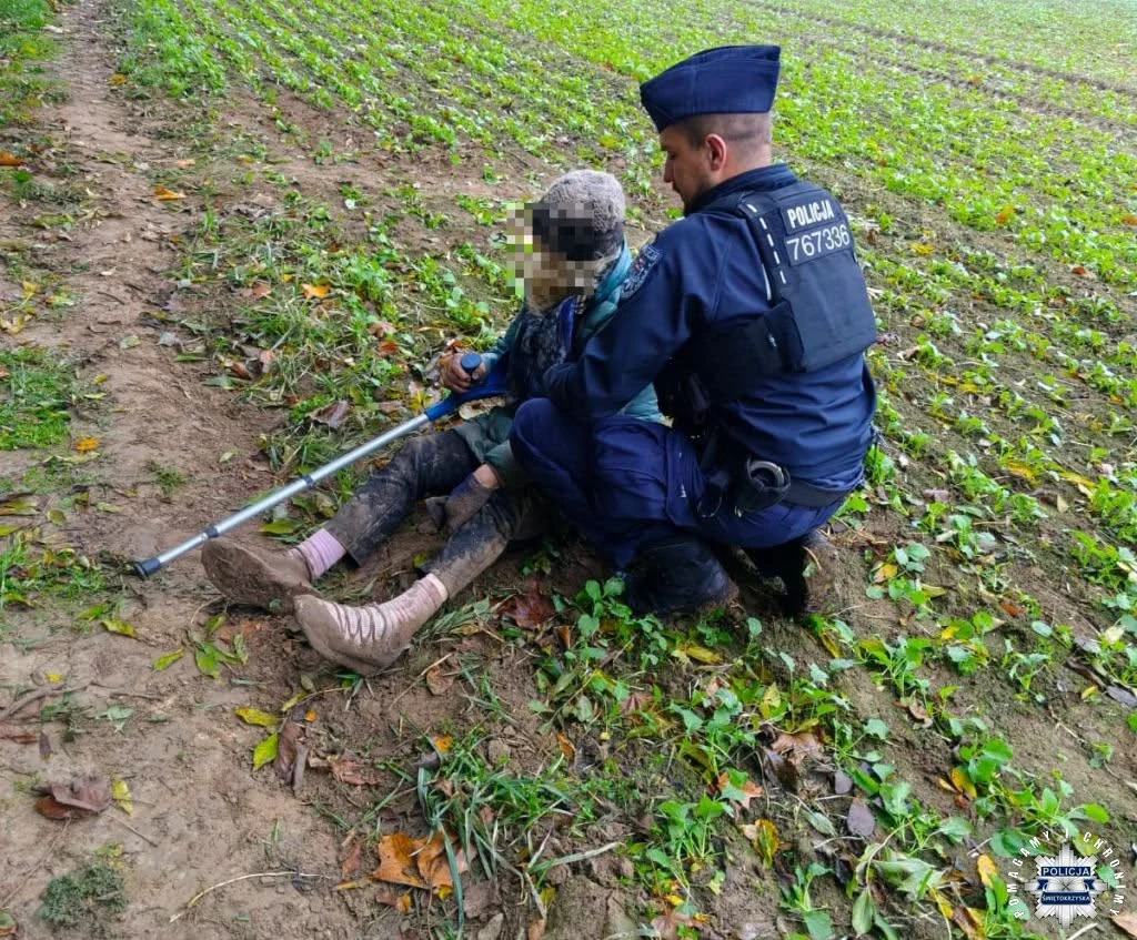 Nocne poszukiwania seniorki w Sandomierzu zakończone szczęśliwie