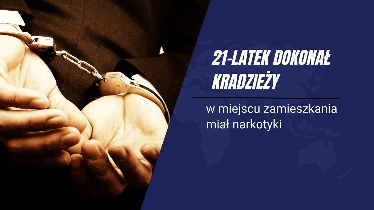 Ukradł perfumy, wpadł z narkotykami – tłumaczył, że je znalazł